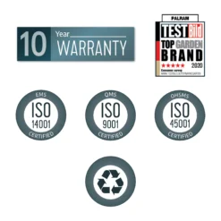 Palram - Canopia Garda Grey Hexagonal Gazebo, (W)5.17m (D)5.95m - Assembly Required -Greenie Shop palram canopia garda grey hexagonal gazebo w 5 17m d 5 95m assembly required7290108137040 02t bq