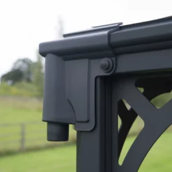 Palram - Canopia Martinique Grey Rectangular Gazebo, (W)4.3m (D)2.96m - Assembly Required 25 Palram - Canopia Martinique Grey Rectangular Gazebo, (W)4.3m (D)2.96m - Assembly Required -Greenie Shop palram canopia martinique grey rectangular gazebo w 4 3m d 2 96m assembly required7290108130249 08i bq