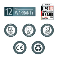 Palram - Canopia Olympia White Non-retractable Awning, (L)4.25m (H)3.05m (W)2.95m -Greenie Shop palram canopia olympia white non retractable awning l 4 25m h 3 05m w 2 95m7290108133998 03t bq