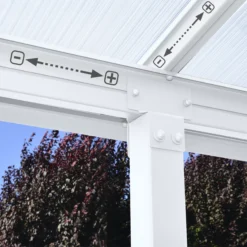 Palram - Canopia Olympia White Non-retractable Awning, (L)7.39m (H)3.05m (W)2.95m 14 Palram - Canopia Olympia White Non-retractable Awning, (L)7.39m (H)3.05m (W)2.95m -Greenie Shop palram canopia olympia white non retractable awning l 7 39m h 3 05m w 2 95m7290108134322 02i bq