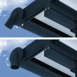 Palram - Canopia Sierra Grey Non-retractable Awning, (L)5.55m (H)3.05m (W)2.99m -Greenie Shop palram canopia sierra grey non retractable awning l 5 55m h 3 05m w 2 99m7290108130317 04i bq