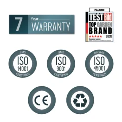 Palram - Canopia Sierra White Non-retractable Awning, (L)3.14m (H)3.05m (W)2.99m -Greenie Shop palram canopia sierra white non retractable awning l 3 14m h 3 05m w 2 99m7290108130300 02t bq