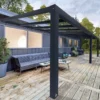 Palram - Canopia Stockholm Grey Non-retractable Awning, (L)7.32m (H)3.24m (W)3.41m -Greenie Shop palram canopia stockholm grey non retractable awning l 7 32m h 3 24m w 3 41m7290108602548 02i