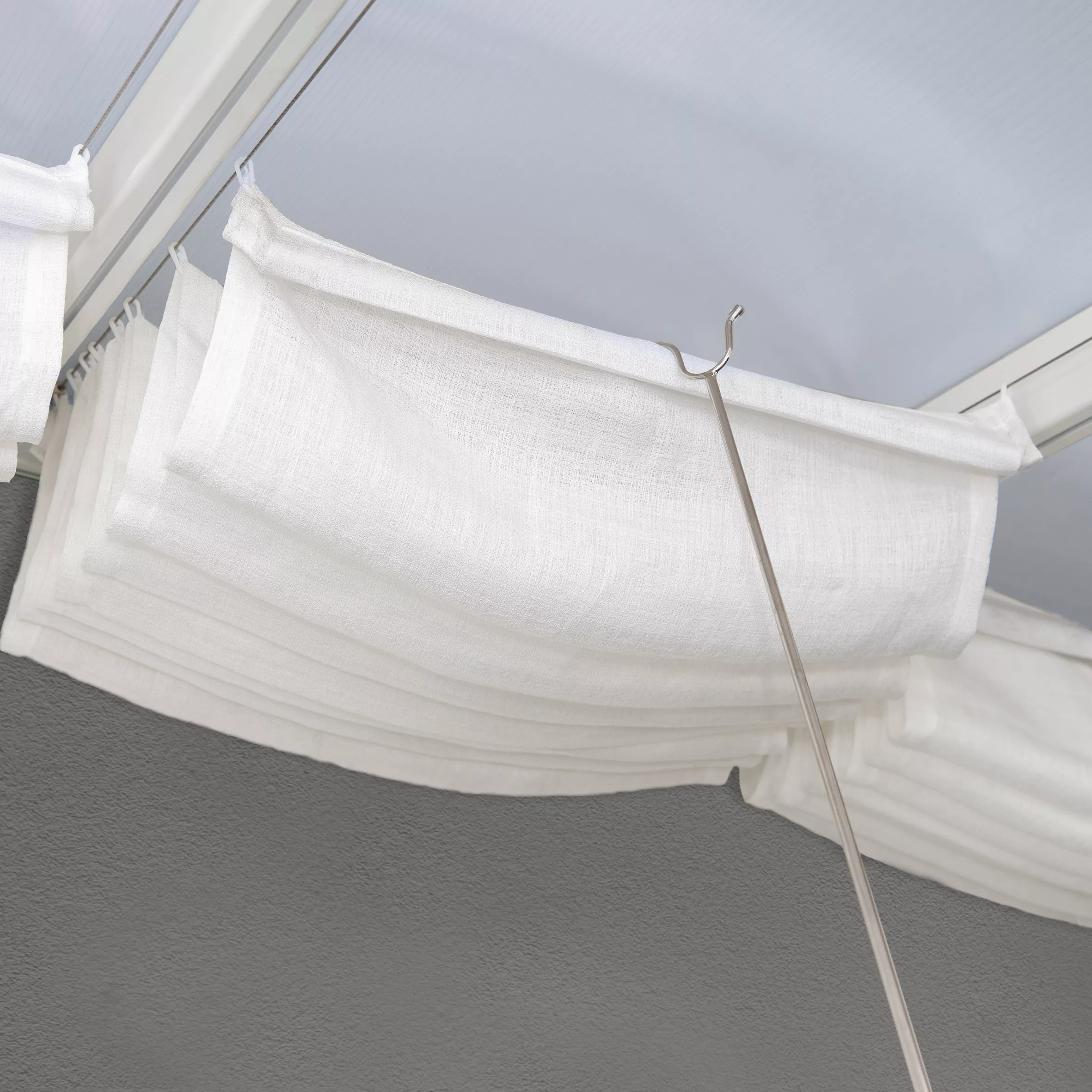 Palram - Canopia White Patio Cover Roof Blind 6 Palram - Canopia White Patio Cover Roof Blind - Image 4