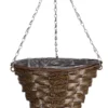 Smart Garden Faux Rattan Brown Cone Plastic Hanging Basket, 34cm 1 Smart Garden Faux Rattan Brown Cone Plastic Hanging Basket, 34cm -Greenie Shop smart garden faux rattan brown cone plastic hanging basket 34cm5050642029483 01c bq