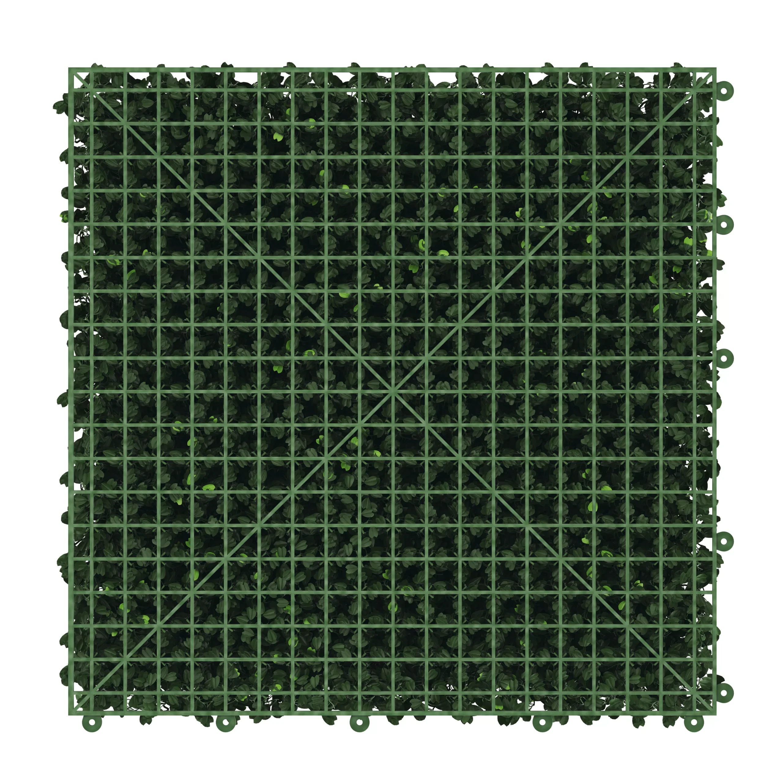 Vertical Square Artificial Plant Wall, (H)0.5m (W)0.5m 4 Vertical Square Artificial Plant Wall, (H)0.5m (W)0.5m - Image 2