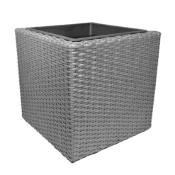 Verve Iraklia Grey Square Planter