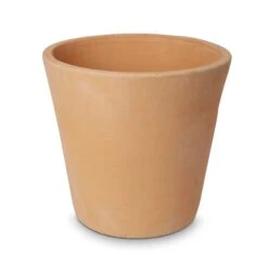 Verve Mali White Washed Terracotta Circular Plant Pot (Dia)40cm