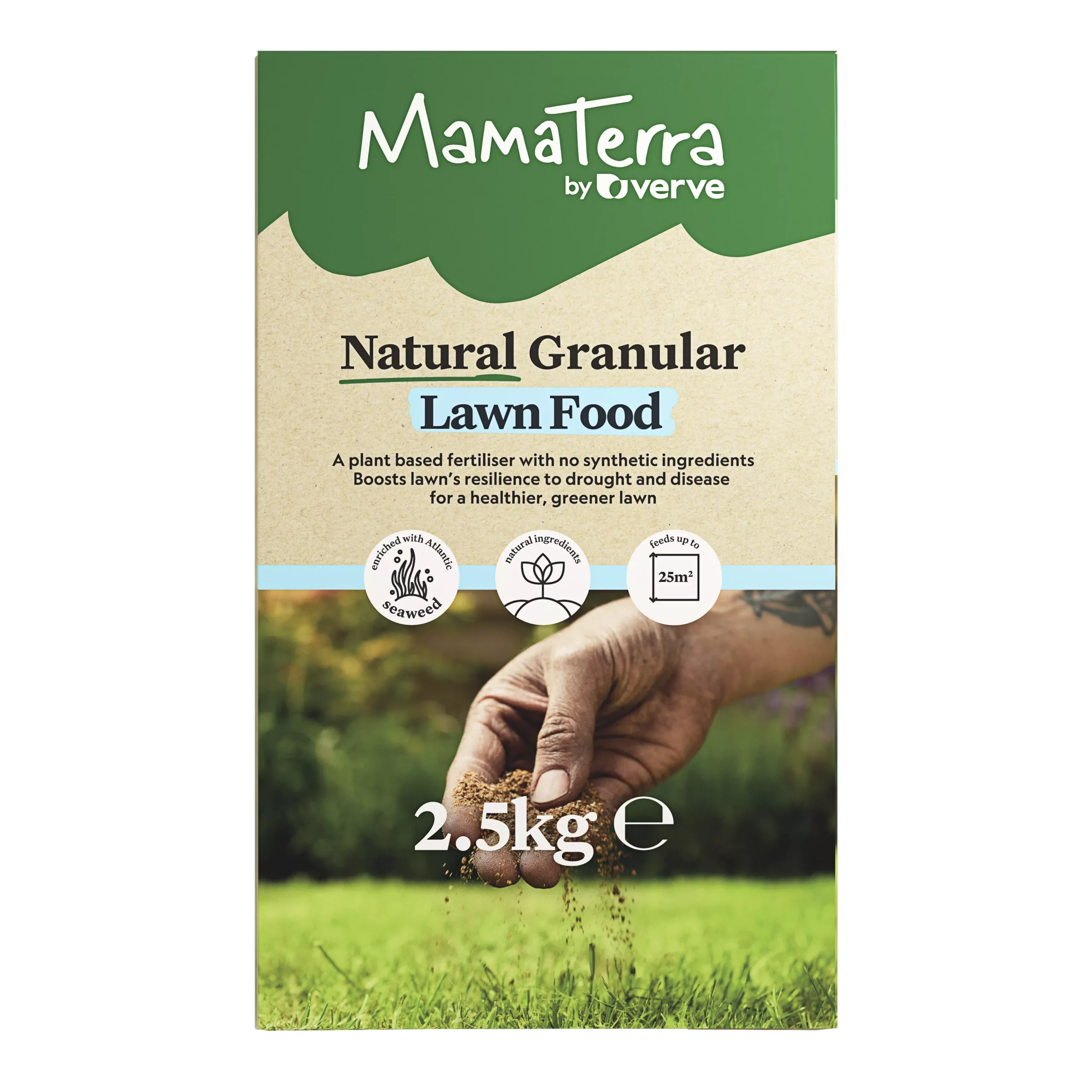 Verve Mamaterra Lawn Feed Granules 100m² 2.5kg 3 Verve Mamaterra Lawn Feed Granules 100m² 2.5kg