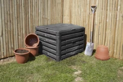 Verve Wood Effect Composter 400L -Greenie Shop verve wood effect composter 400l5063022039118 01i